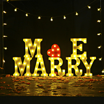 ins letter lamp romantic surprise happy birthday 520 confession proposal decorative light LED window creative ornaments