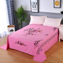 National thick cotton coarse cloth double single sheet sheet Shanghai cotton old-fashioned nostalgic foot water lotus