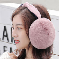 Earmuff ear cover female winter ear warm Han version student ear cover ear wrap trendy ear warm folding plush ear cover
