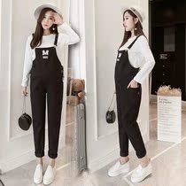 Pregnant woman back with pants suit Spring autumn season 2021 New comfort minimalist Fashion foreign air nice and long two