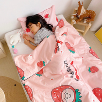 Childrens summer cool quilt pure cotton kindergarten air conditioning quilt cotton baby summer quilt Newborn nap quilt Baby quilt
