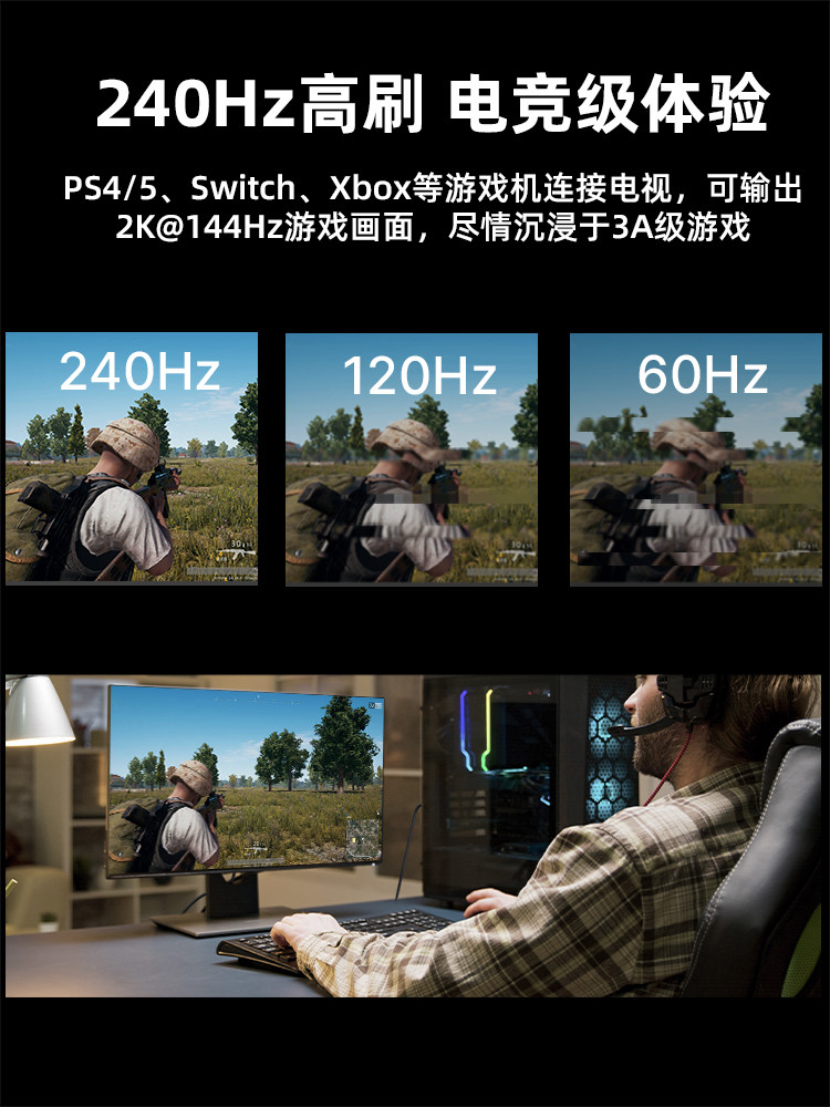 Кабель HDMI 几硕hdmi2.1高清线8k电脑显示器电视机144hz投影仪顶盒4k连接2.0 Jsaux