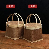 Bamboo Bamboo Bamboo Basket Bamboo Basket Handheld for Bamboo Basket