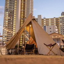 Springhill Outdoor Camping Tent Rain-Proof Desert Luxury Multiman Large Cotton Fabric Pyramid Tent Sky Curtain