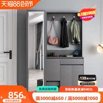 Shoe cabinet modern minimalist with mirror cloak cabinet one household living room shoe frame economy assembly into the door shoe closet