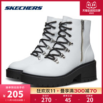 Skechers Kage's 2022 autumn and winter zipper Martin boots women boots thick and short boots 49058