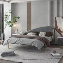 Light luxury bed soft bag double bed minimal beds in Nordic wedding beds in red bed 1 8m size bed