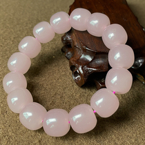 Hetian Jade seed material lotus root powder old shaped beads single ring hand string Jade Jade jade bracelet transfer beads women jewelry jewelry accessories