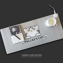 Rabbit cartoon heating table mat computer office desktop heating table mat