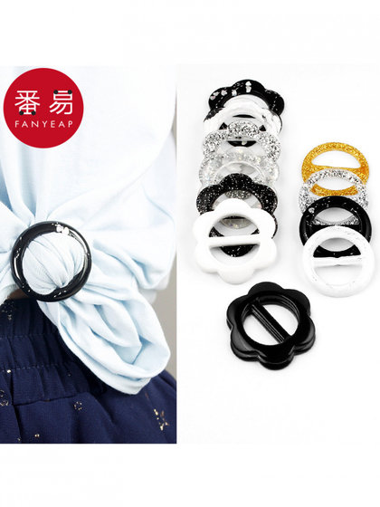 매듭 버클/코너 A1P243-SCARF 버클 코너 버클 밑단 둥근 버튼 셔츠 고정 셔츠 단순 매듭 버클/코너 A1P243-SCARF 버클 코너 버클 밑단 둥근 버튼 셔츠 고정 셔츠 단순