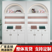 Nail cabinet cosmetics display cabinet nail polish display cabinet beauty salon skin care products nail polish storage cabinet shelves