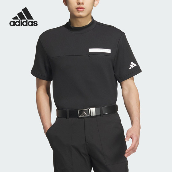 Adidas/Adidas official authentic golf men's semi-high neck sports short-sleeved POLO shirt IM6402
Adidas/Adidas official authentic golf men's semi-high neck sports short-sleeved POLO shirt IM6402