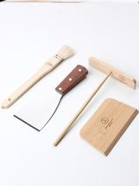 Pancake Rake Tool to Make Egg Cake Scraper Household Artifact Bamboo Dragonfly Bamboo Rake Scraper Shovel
