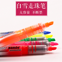 Three years 2-class Straight Liquid Fluorescent Pen Single students with colored focus Fluorescent Marker Pen more than 626 Colour remembered