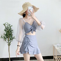 Split swimsuit women's 2022 new slim hot spring suit fashion ins super fairy student bikini swimsuit