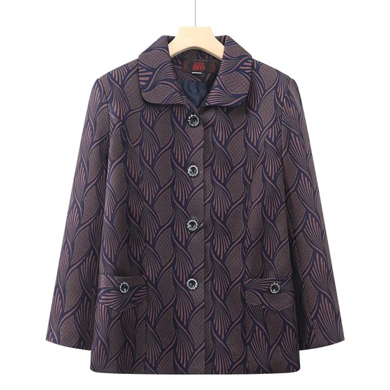 Middle-aged and elderly women's spring and autumn coats grandma's tops mother autumn clothes new style elderly clothes old lady jacket
Middle-aged and elderly women's spring and autumn coats grandma's tops mother autumn clothes new style elderly clothes old lady jacket