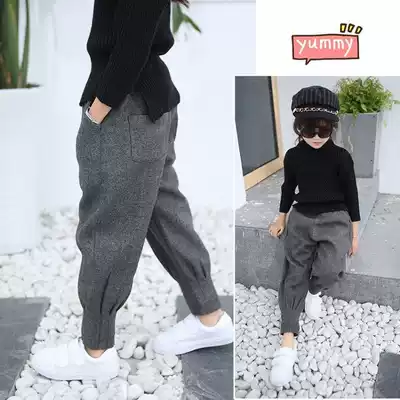 Girls ' pants Spring and autumn new fashion foreign school girls Korean casual pants spring large children's loose pants