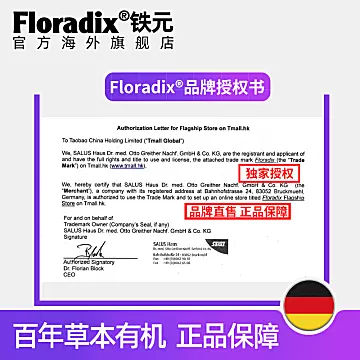 Floradix德国便携铁元补铁铁剂168粒[25元优惠券]-寻折猪