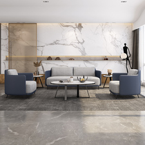 Cloth Art Business Trio of sofa Thousand Birds VIP Reception Guest Room Modern Minima Living-room Sofa Tea Table Combinations