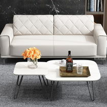 Office sofas tea table Composition minimalist Modern Business Guest area Apartments Reception Rooms Trio office sofas