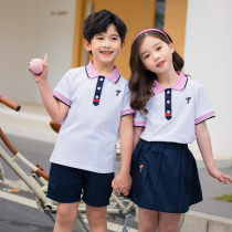 Kindergarten Garden Clothing Summer Clothing Inglém Wind Great Class Graduation Clothing 1st Grade Children School Uniform Suit Elementary School Kids Class Clothes