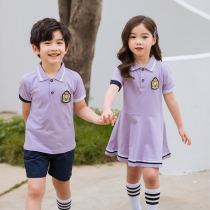 Kindergarten Garden Suit Summer Clothing Dress Dress Grand Class Graduation Suit Summer Elementary School Kids Class Suit Childrens School Uniform New