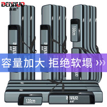 Fishing gear bag Waterproof fishing rod bag Multi-function storage rod bag large-capacity thickened belly fishing bag fishing gear bag