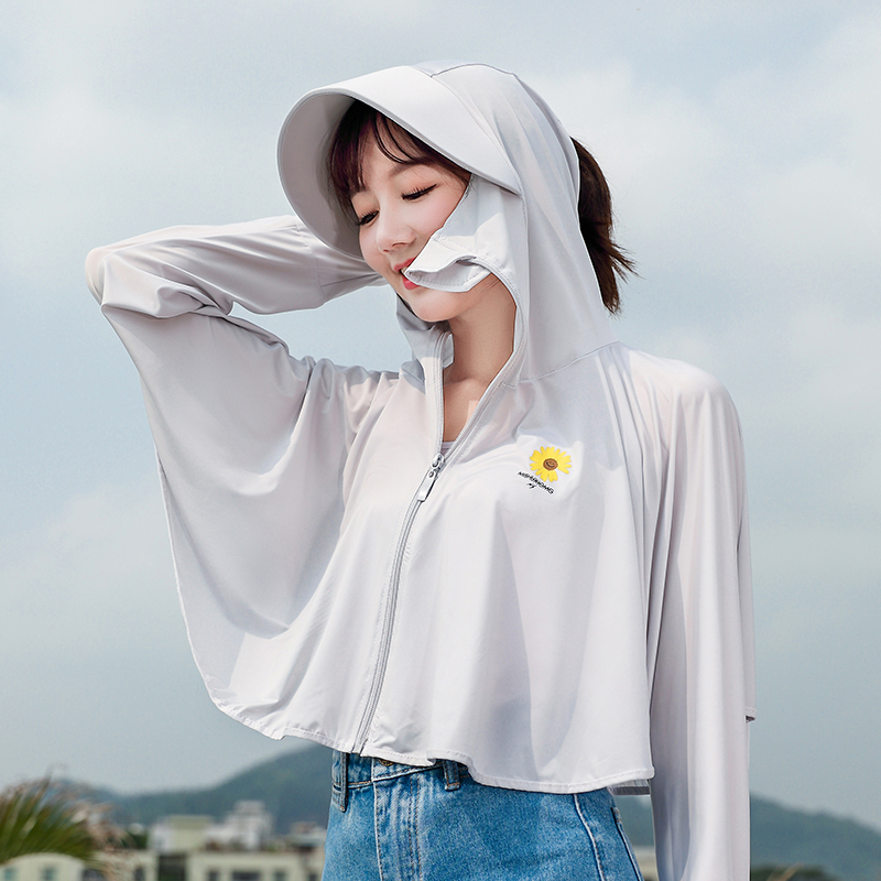 【七个秋旗舰】夏季防晒帽冰丝面罩防晒衣