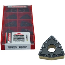 Toronkap CNC blade WNMG080408 43 DC9025 outer round peach type open thick strong chip breaking steel parts