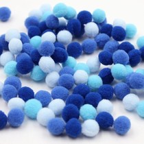 Pain bag decorations 100 a pack of 1 0cm color ball gradient color multicolor plush ball plush ball diy toddler
