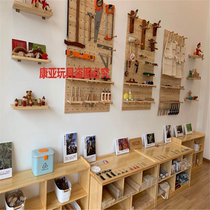 Kindergarten children early education wooden Montessori workshop hands-on model handmade workshop set carpenter toy hammer