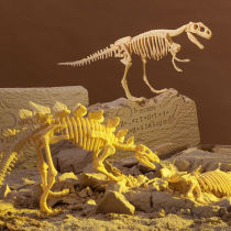 Dinosaur Fossil Archaeology Excavation Bully Dragon Toy Children Boys And Mens Artisanal Diy Making Skeleton Assembly Models