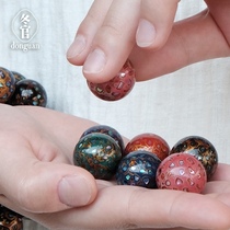 Donguan Dongguan rosary multi-color optional large lacquer beads Single beads Mother-of-pearl lacquer beads Buddha beads hand string for men and women