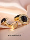 William Milton Dark Night Ninghui High End CuffLinks 남성용 고급 가벼운 고급스러운 커프스 버튼 선물 상자 William Milton Dark Night Ninghui High End CuffLinks 남성용 고급 가벼운 고급스러운 커프스 버튼 선물 상자