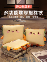 Sofa high-grade pillow quilt dual-use four seasons universal pregnant doll car high-grade cute nap blanket cushion