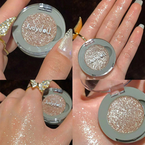 Judydoll orange monochrome eye shadow g77 glitter m187 pearl earth color small plate portable g33g44m29