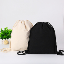 Spot rope canvas backbag training course canvas backpack custom logo eco-friendly shopping bag handbag print