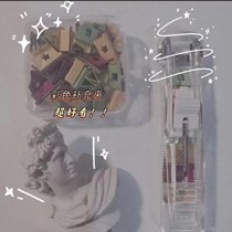 Pushclip Ins Cute Color Students Transparent Supplemental Clip Information Paper Bound Finishing Clip Snacks Closure Clip