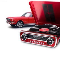 Ion Mustang LP Vinyl Record player American Ford Mustang Retro Record player Multi-function Gramophone