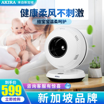 Leafless Mute Bedroom Office Home Small Electric Fan Living Room Soft Wind Super Silent Desktop Desktop Ecstasy