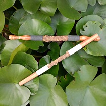 Custom-made solid wood stand bar cage bar utensils stand stick embroidered eye parrot thrush with round cage square cage Pepper grinding sand bar