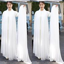 Square Dance Scarf White Scarf Scarf Super Lady Mom Spring Fashion Winter Winter