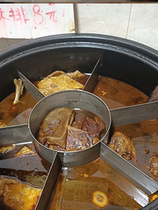 Spicy hot pot commercial pot dog partition string boiled pot commercial Kantong boiled nine-palace grid