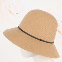 Sunscreen women's hat sunshade straw hat summer hat fisherman foldable beach Japanese eaves basin travel fashion ladies high