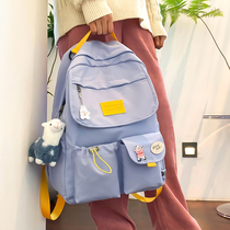 School bags for female junior high school students Korean ins Japanese department designed double shoulder bags for high school students
