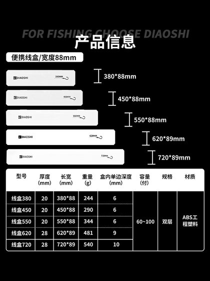 디아오시의 진정한 짧은 줄 박스 저장 상자 초대형 미니 확장 낚시 라인 매달린 상자 대용량 생선 후크 박스 디아오시의 진정한 짧은 줄 박스 저장 상자 초대형 미니 확장 낚시 라인 매달린 상자 대용량 생선 후크 박스