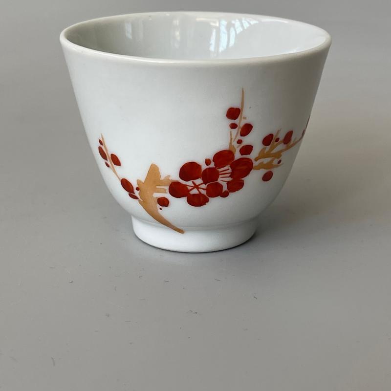 藏出 古董品 古銅製 梅蘭竹菊 茶杯 水杯 酒杯 茶道具 重560g 藏出 古董品 古銅製 梅蘭竹菊 茶杯 水杯 酒杯 茶道具 重560g