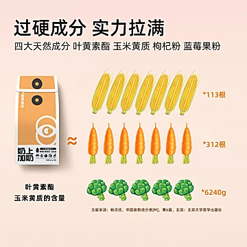 【康悦博健】奶上加奶叶黄素奶片90g*2盒[60元优惠券]-寻折猪