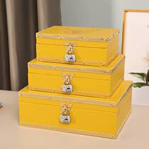 High-end jewelry album decoration box safeguard jewelry storage jewelry box with lock desktop box password Barbaroon