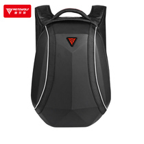 Modowolf Motorcycle Helmet Double Shoulder Bag Locomotive Rider Bag Waterproof Large Capacity Motorcycle Riding Backpack Hard Shell Bag